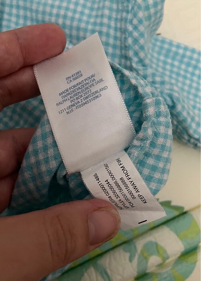 Polo ralph Lauren gömlek orjinal - Görsel 4