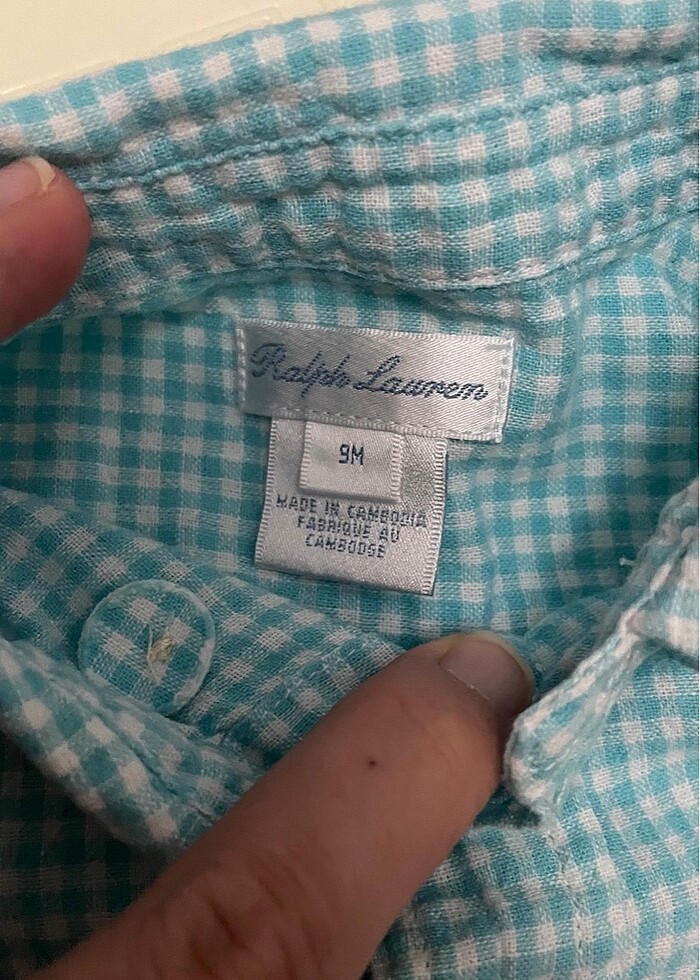 Polo ralph Lauren gömlek orjinal - Görsel 3