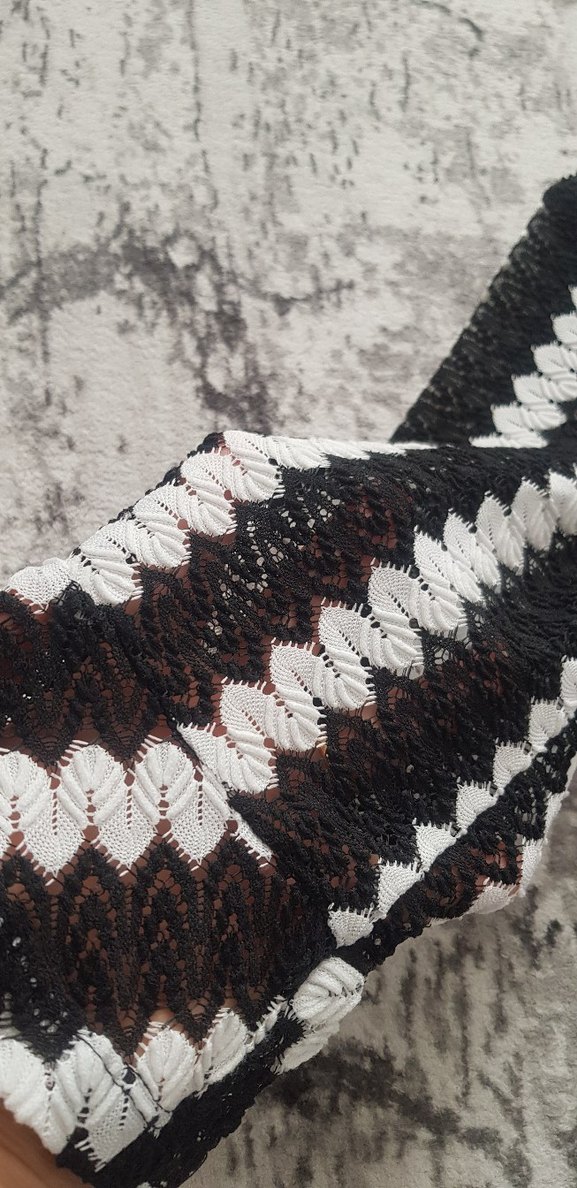 Gri Beyaz Çizgili Kadın Triko Tunik - Görsel 5