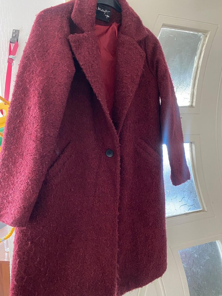 Bordo peluş Kaban - Görsel 3