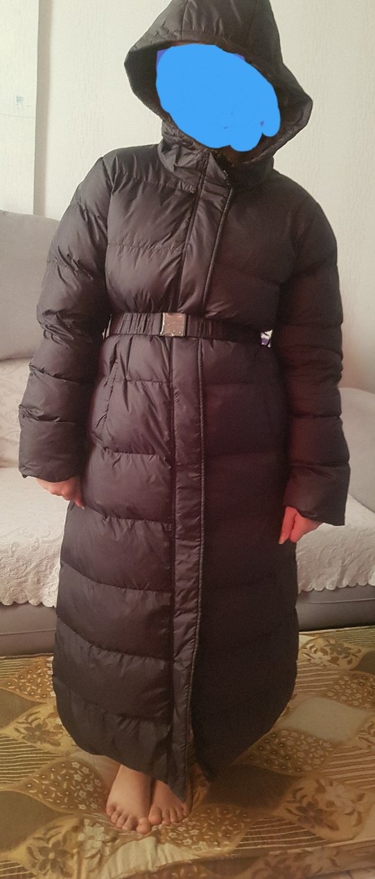 Uzun Kadın Kışlık Mont - Görsel 2