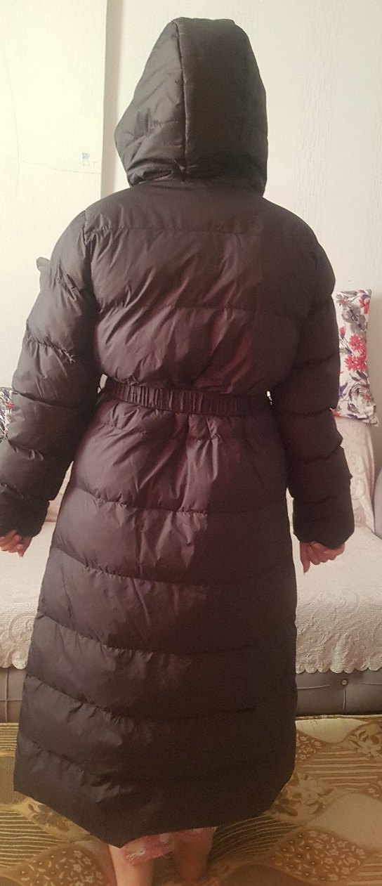 Uzun Kadın Kışlık Mont - Görsel 5