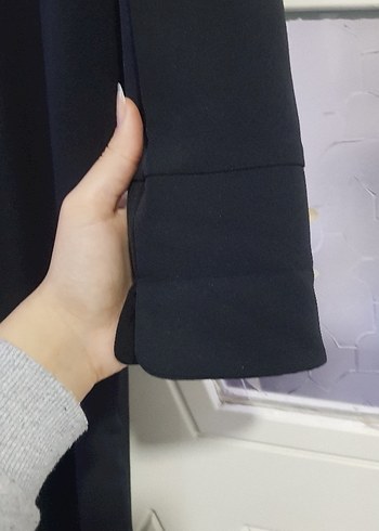 Siyah  Uzun Kollu Uzun Elbise - Görsel 11