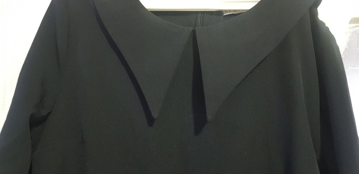 Siyah  Uzun Kollu Uzun Elbise - Görsel 5