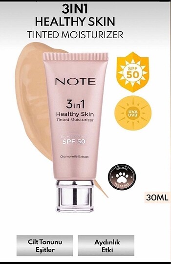Note Healty 3in1 Tinted Moisturizer