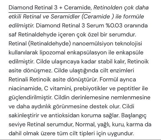 Beden Cyrene Diamond Retinal 3 Ceramide