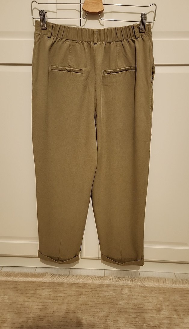İpekyol Haki Kadın Kumaş Pantolon - Görsel 5