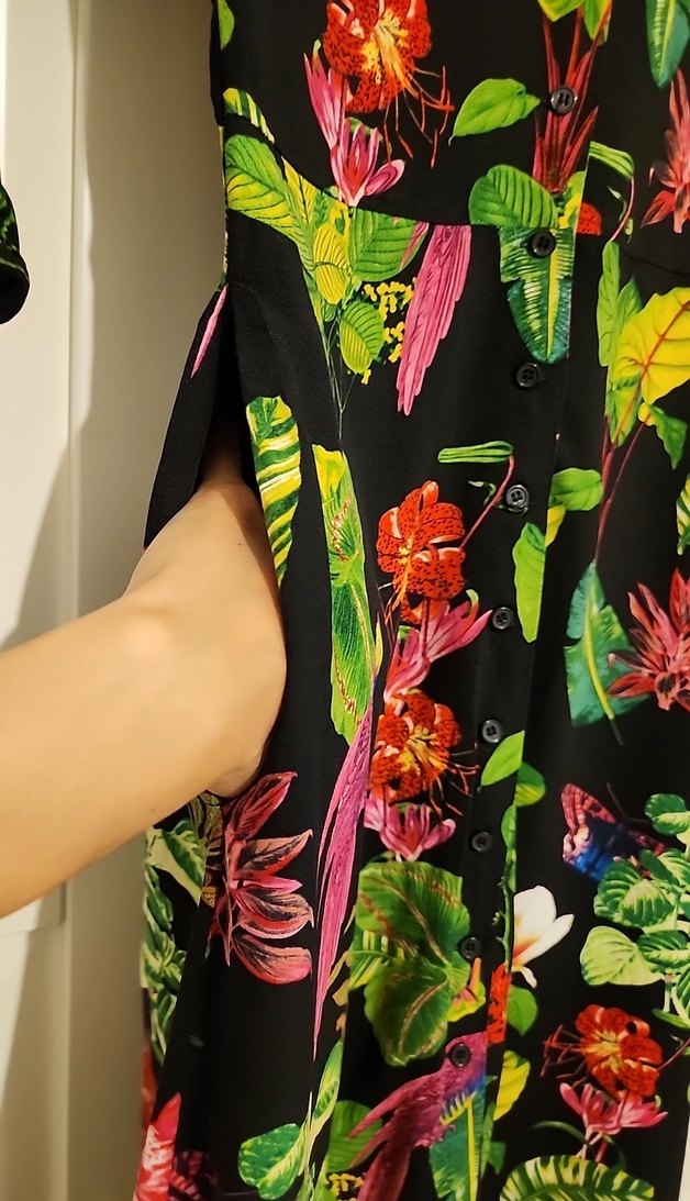 Mango Çiçek Desenli Uzun Elbise - Görsel 3