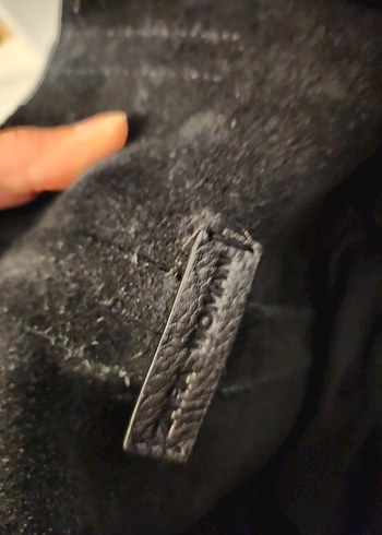 Zara Siyah Gerçek Deri Kadın Çanta - Görsel 5