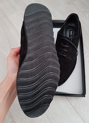 Neslihan Canpolat Deri Dolgu Topuk Düz Siyah Ayakkabı - Görsel 6