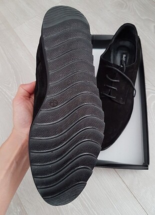 Neslihan Canpolat Deri Dolgu Topuk Düz Siyah Ayakkabı - Görsel 7