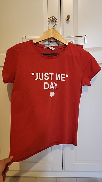 s Beden Penti Şortlu Pijama Takımı Kırmızı 