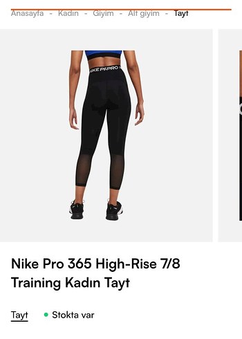 Nike Pro Siyah Spor Tayt - Görsel 6