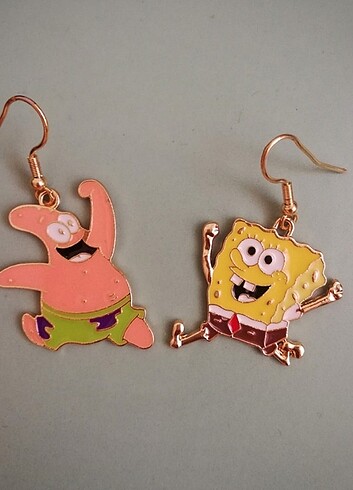Accessorize Sünger Bob & Patrick Küpe