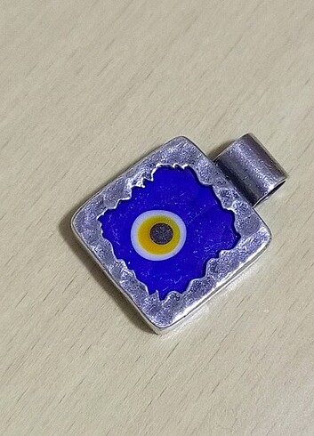 Nazar 925 ayar gümüş kolye ucu 