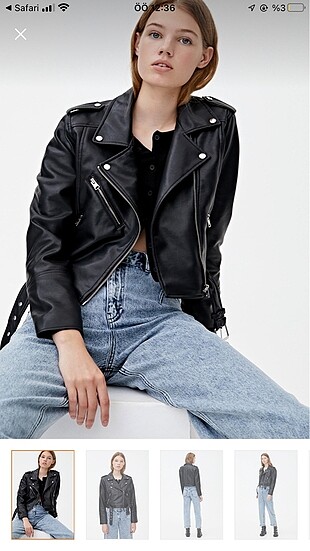 Pull & Bear orijinal deri ceket