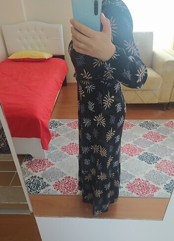 l Beden lacivert Renk Elbise