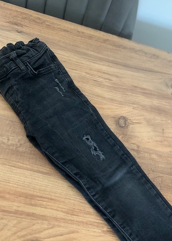 5 Yaş Beden Erkek Çocuk Siyah Kot Pantolon