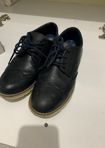 Erkek Çocuk Lacivert bağcıklı ayakkabı - Görsel 3