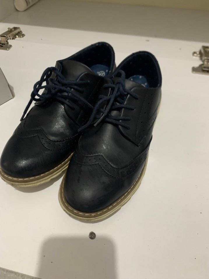 Erkek Çocuk Lacivert bağcıklı ayakkabı - Görsel 3