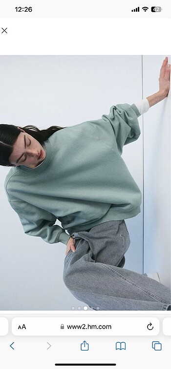 HM OVERSIZE SWEATSHIRT