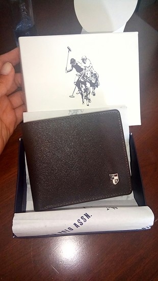 U.S Polo Assn. erkek cüzdan kahverengi 