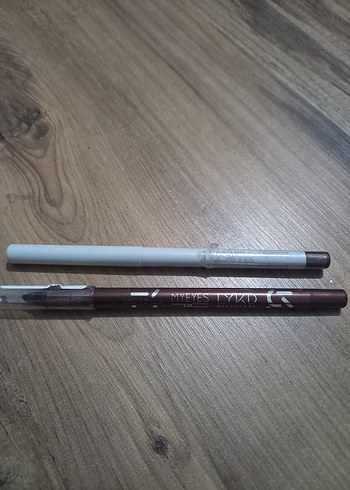 Beden kahverengi Göz Kalemi ve Eyeliner Seti