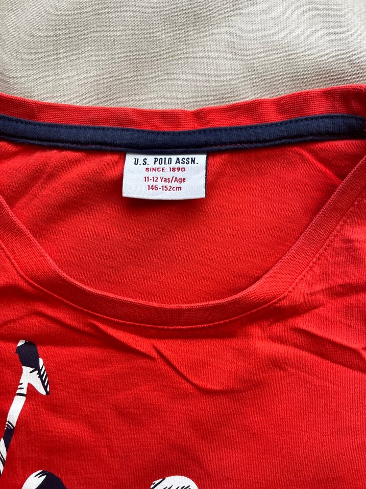 Kırmızı Baskılı Erkek çocuk tshirt - Görsel 3