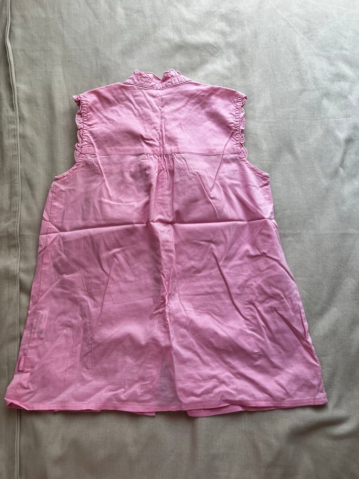 Pembe Nakışlı Kız çocuk Bluz - Görsel 2