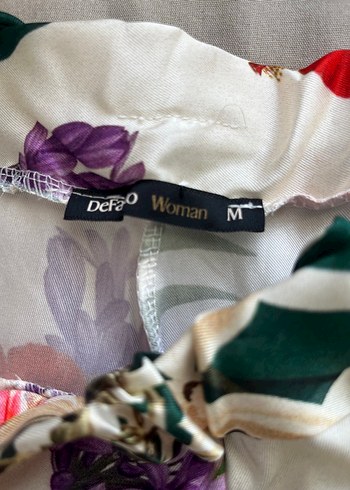 Çiçek Desenli Bohem Kadın Pantolon - Görsel 3