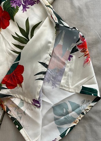 Çiçek Desenli Bohem Kadın Pantolon - Görsel 4