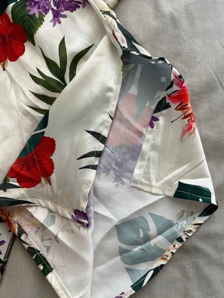 Çiçek Desenli Bohem Kadın Pantolon - Görsel 4