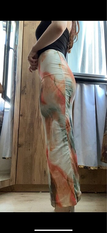 Sheinside batik desenli etek