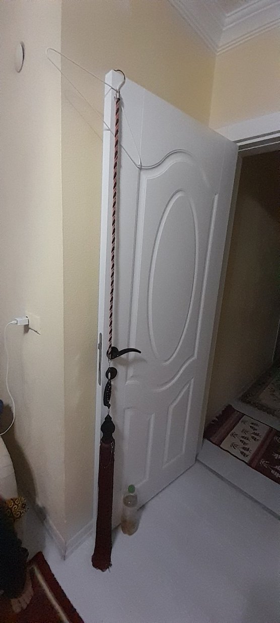 Bordo Nakışlı Perde Püskülü - Görsel 2