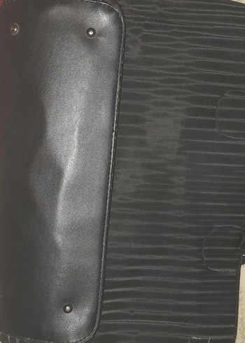 Gri Aksesuarli kol Çantası - Görsel 4