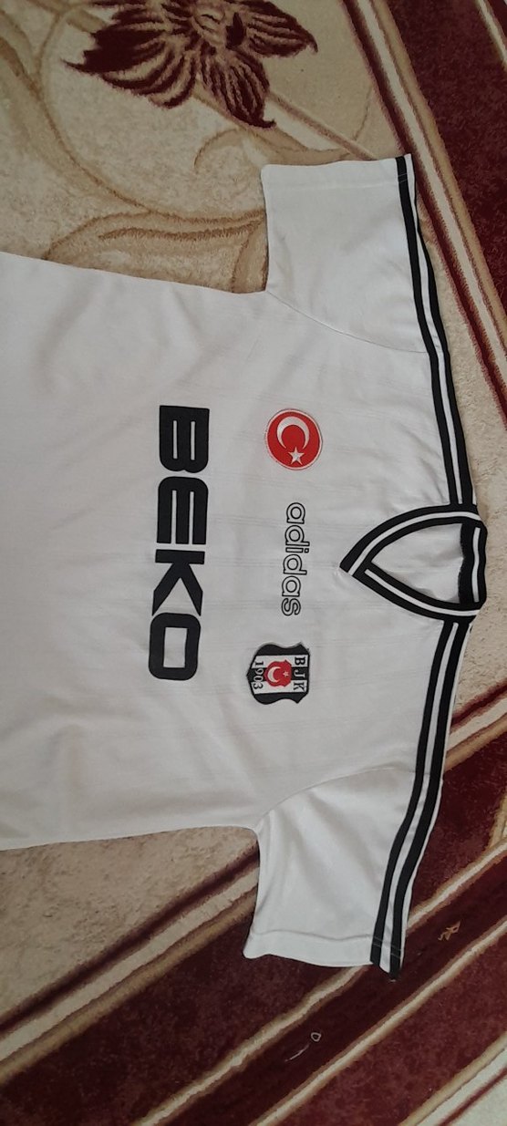 Beyaz Adidas Beşiktaş Kısa Kollu Tişört - Görsel 2