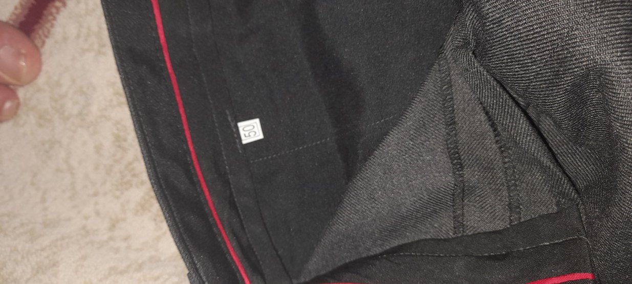 2 adet 50 beden gri Erkek Regular Fit Ofis Pantolonu - Görsel 3