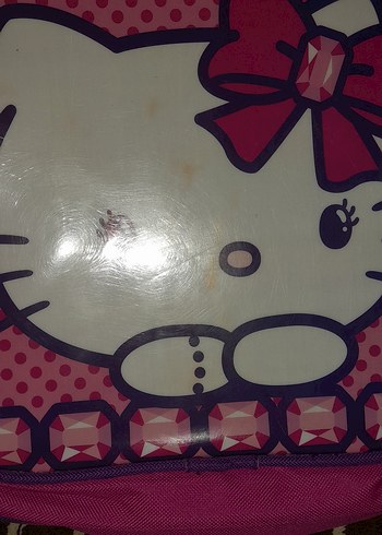 Parlak Pembe Hello Kitty Çocuk Okul Çantası