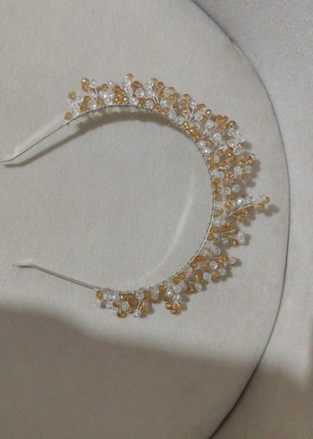 Boncuklu Çok Renkli Örgü Saç Aksesuarı - Görsel 3