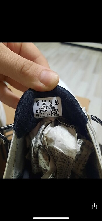 45 Beden beyaz Renk Puma Spor Ayakkabı 46
