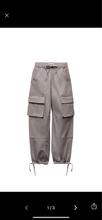 Zara kargo pantalon