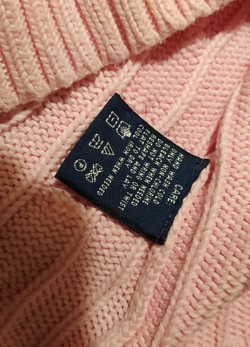 m Beden pembe Renk Pembe Ralph Lauren Saç Örgü Kazak 
