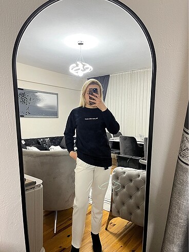 Colin's Siyah uzun sweat
