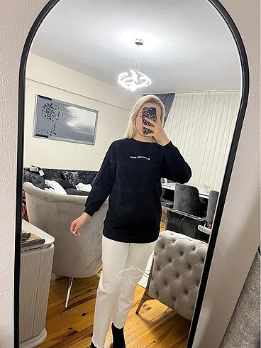 s Beden siyah Renk Siyah uzun sweat