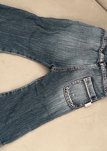 Diğer Nakışlı Kelebekli Kız Kot Pantolon