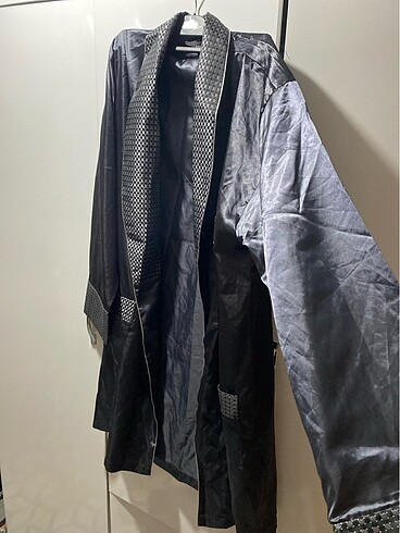 Erkek saten pijama ropdöşambır - Görsel 5