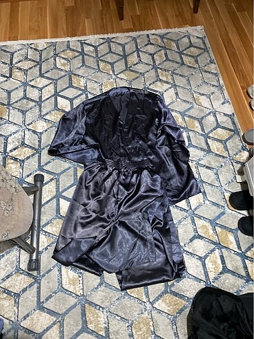 Erkek saten pijama ropdöşambır - Görsel 9