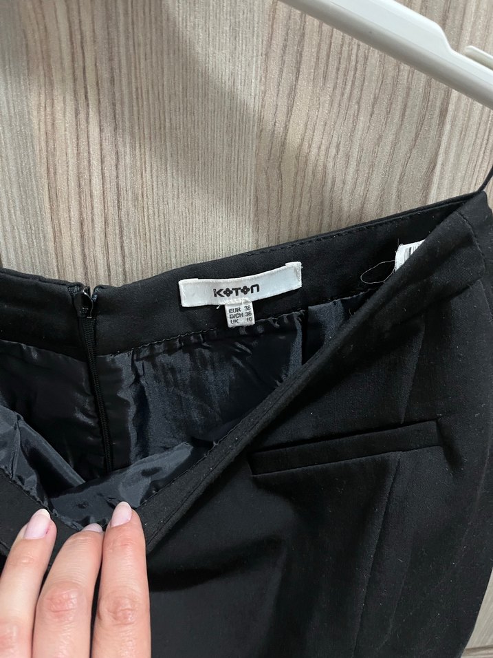 Siyah Mini Kalem Etek - Görsel 3