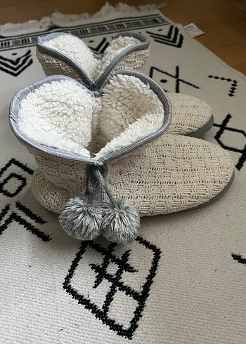 Bohem Örgü Ev Terliği - Görsel 2