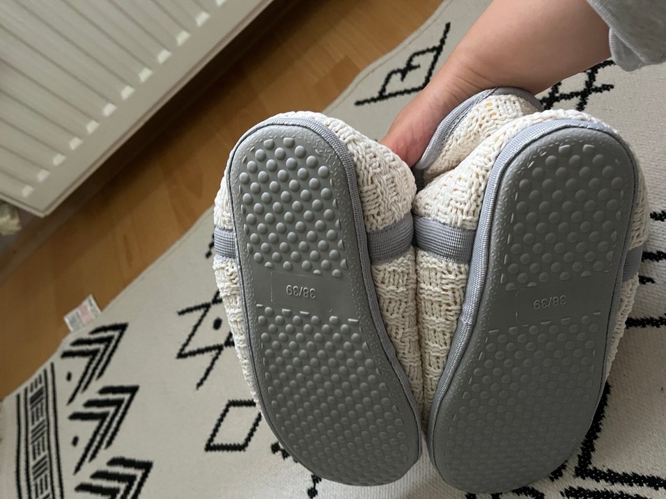 Bohem Örgü Ev Terliği - Görsel 4